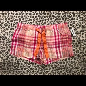 Old Navy pajama shorts size medium 100% cotton NWT